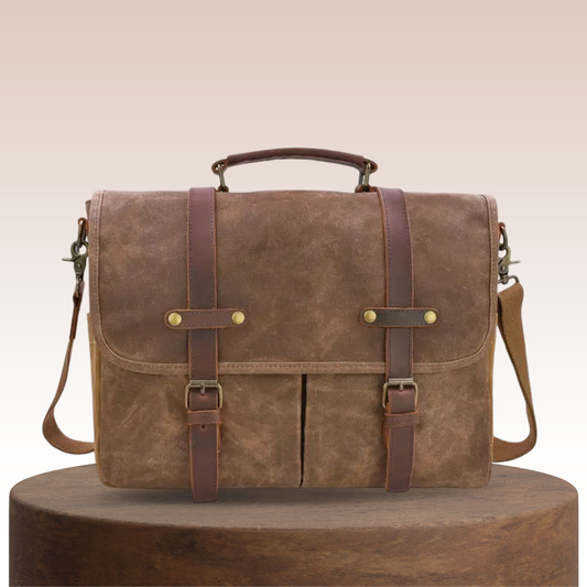 Bennett Vintage Messenger mit Lederriemen