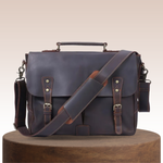 Beau | Vintage Leder Messenger mit klassigem Schnallenverschluss