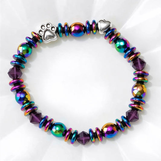 Magnetyczna bransoletka z zawieszką dla psa