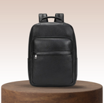 Everett - Top-Grain Leder Laptop-Rucksack