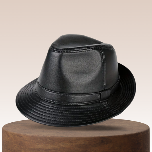 Timothy | Klassiver Leder Fedora Hut