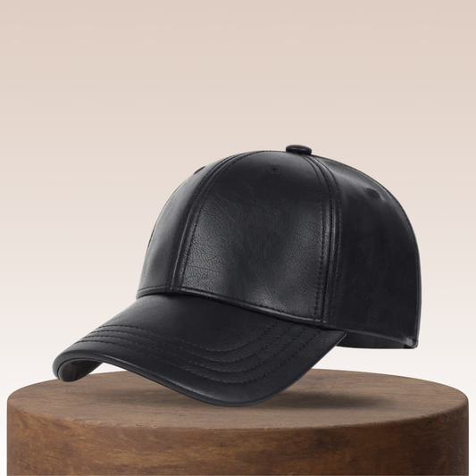 Cedric | Echtes Leder Baseball Cap