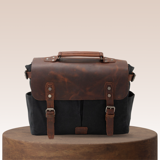 Edward | Vintage-Leinen-Tagesrucksack
